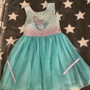 Zunie Pastel Mermaid Dress with Tulle Skirt